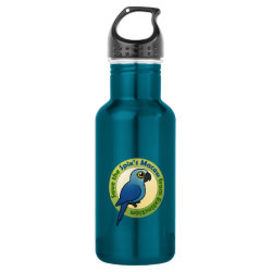 Save the Spix's Macaw from Extinction Water Bottle (24 oz)