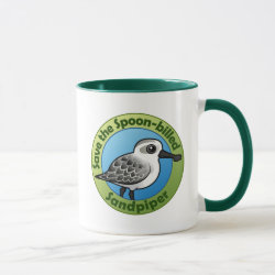 Save the Spoon-billed Sandpiper Combo Mug