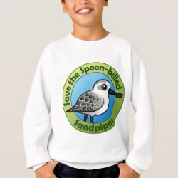 Save the Spoon-billed Sandpiper Kids' American Apparel Organic T-Shirt