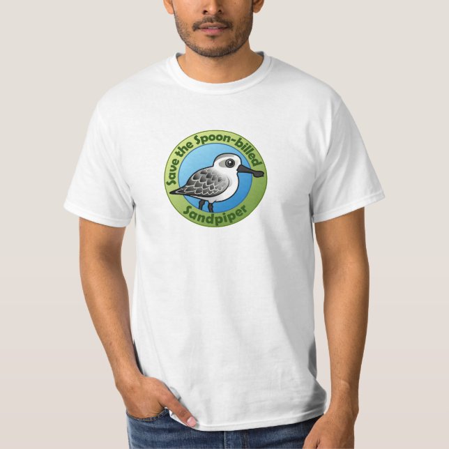 Save the Spoon-billed Sandpiper T-Shirt (Front)