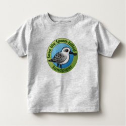 Save the Spoon-billed Sandpiper Toddler Fine Jersey T-Shirt
