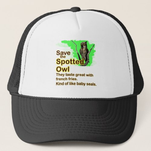 Save the Spotted Owl Trucker Hat