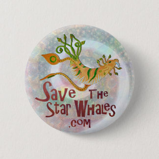 Save the Star Whales: Sky Lion Swirl Button