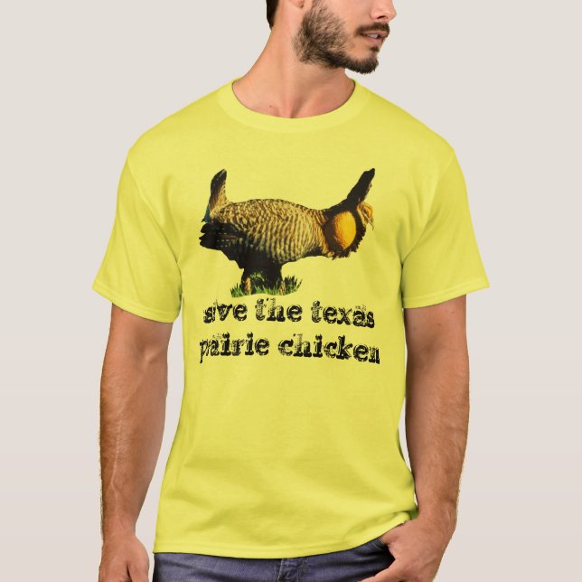 save the texas prairie chicken T-Shirt (Front)
