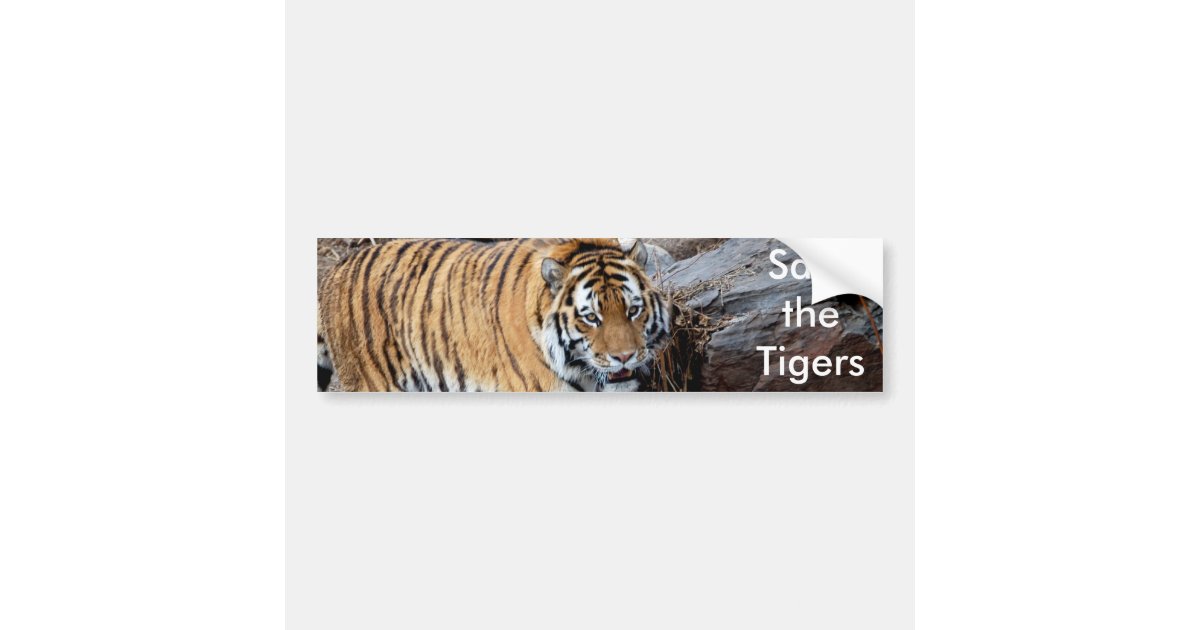 SAVE TIGERS LUGGAGE TAG