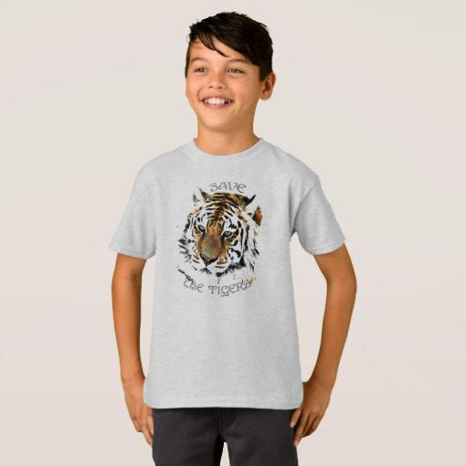 Save the Tigers T-Shirt | Zazzle