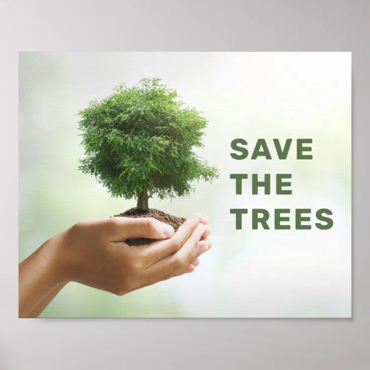 save paper save trees save environment