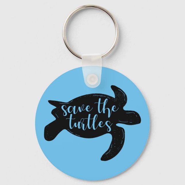 Save the Turtles Keychain (Front)