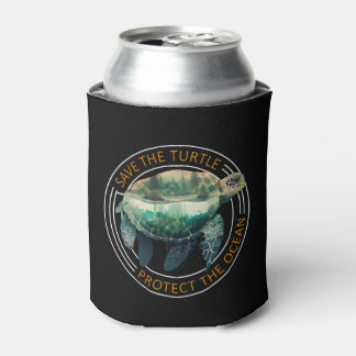 Save the Turtles Save the Ocean Environmental Care Can Cooler