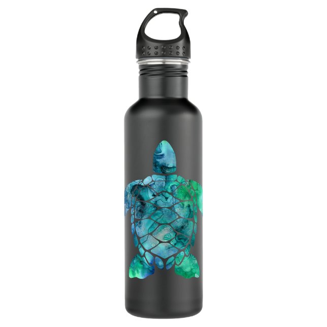 Save The Turtles Sea Turtle Gifts Ocean Animals Se Stainless Steel Water Bottle (Front)