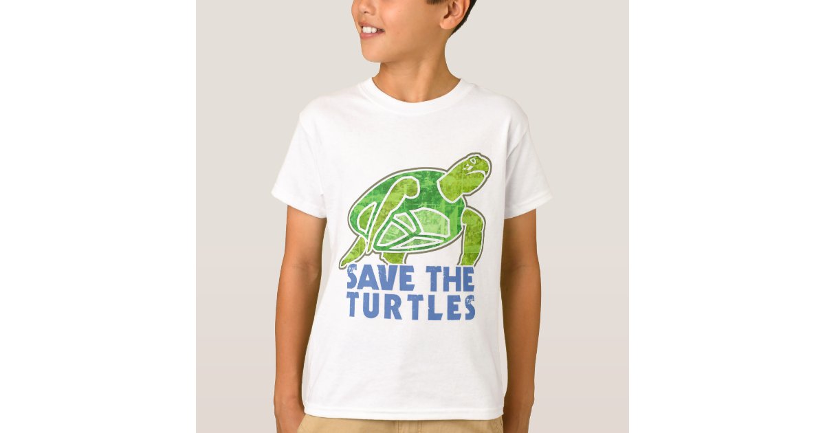 Personalized Ninja Turtles T-shirts White 4T