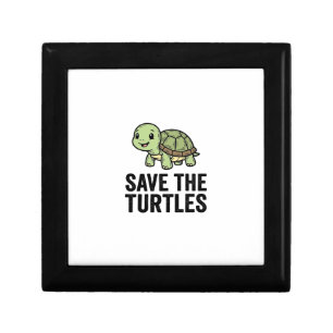 Save The Turtles Vintage Turtle Conservation Shirt Gift Box