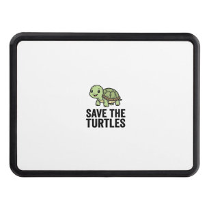 Save The Turtles Vintage Turtle Conservation Shirt Hitch Cover