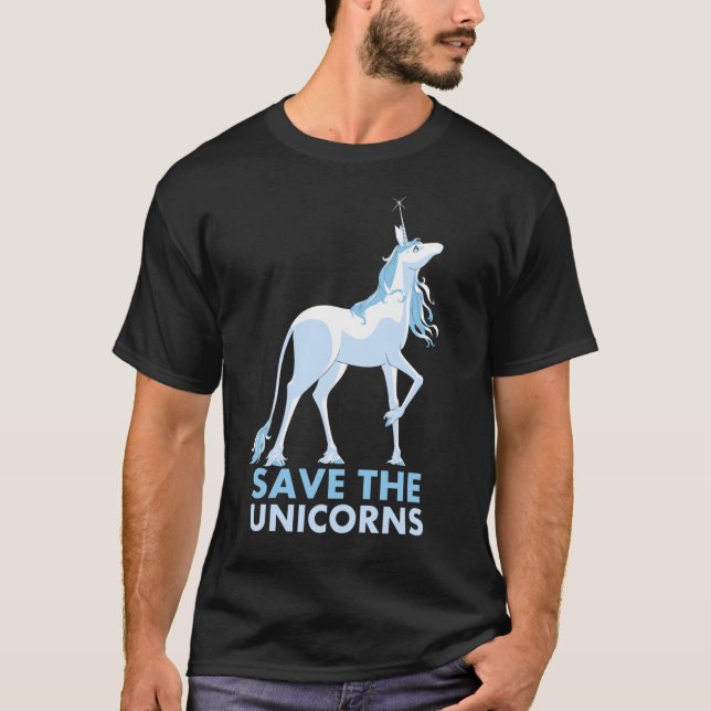 Save the Unicorns friends gift T-Shirt (Front)