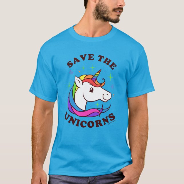Save The Unicorns T-Shirt (Front)