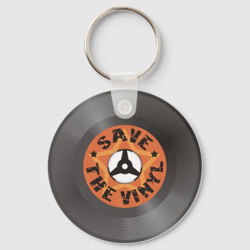 Save the Vinyl Keychain