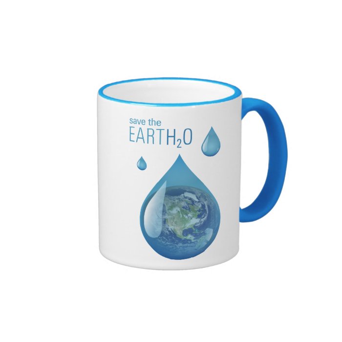 Save the Water Planet mug