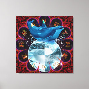 Save The Water - Wrapped Canvas Print