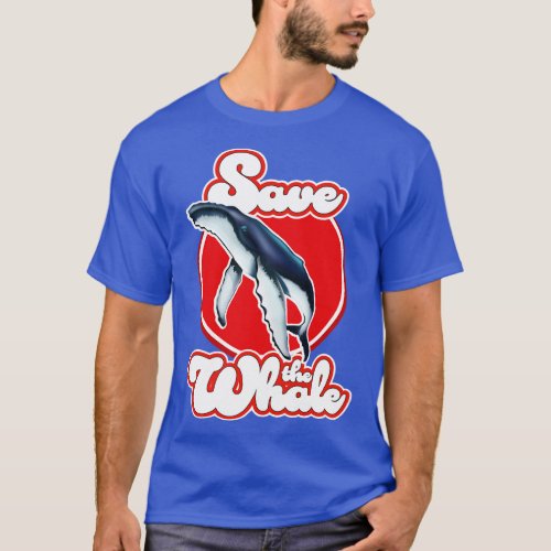 Save the Whale Red T_Shirt