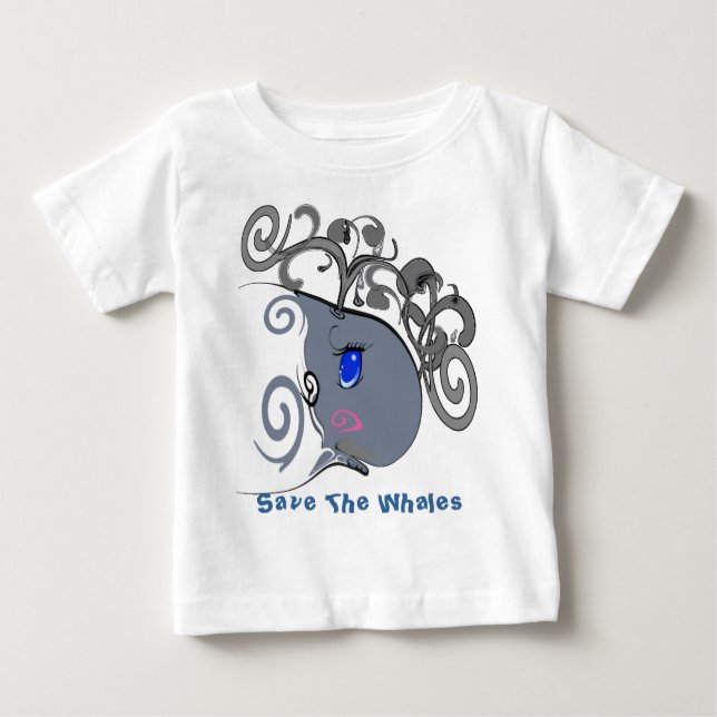 Save The Whales - Baby T-Shirt (Front)