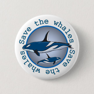 Save the Whales Button