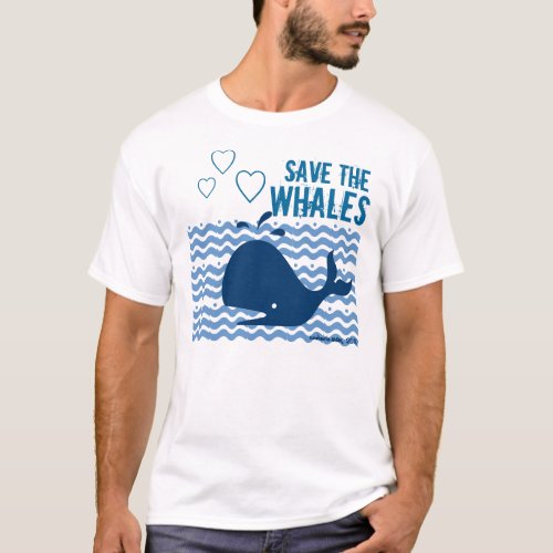 Save The Whales _ Environmentally Conscious T_Shirt