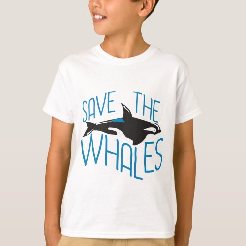 Save the Whales Kids T_Shirt