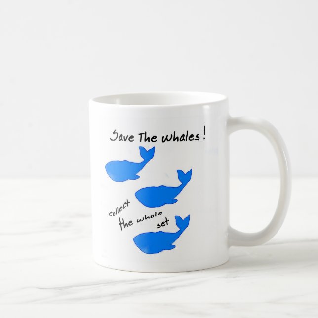 Save the Whales Mug (Right)