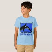 Save the Whales Orcas Products T-Shirt (Front Full)