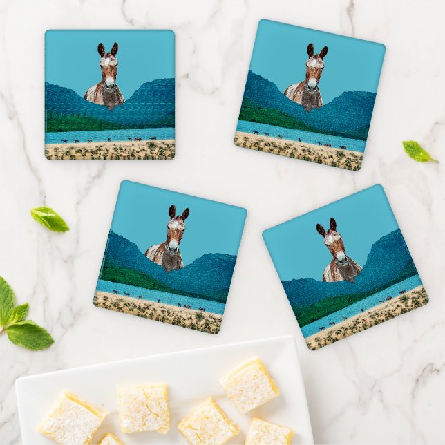 Save the Wild Horses, Save the Wilderness Coaster Set (In Situ)