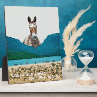 Save the Wild Horses, Save the Wilderness Plaque