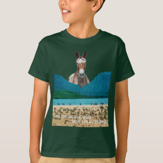 Save the Wild Horses, Save the Wilderness T-Shirt