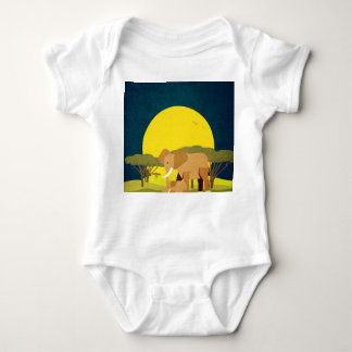 Save the wildlife baby bodysuit