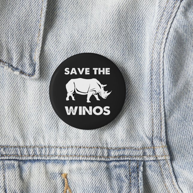 Save the Winos with Rhinoceros Button (Creator Uploaded)