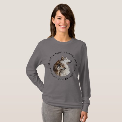 Save the Wolves Long Sleeve T_Shirt