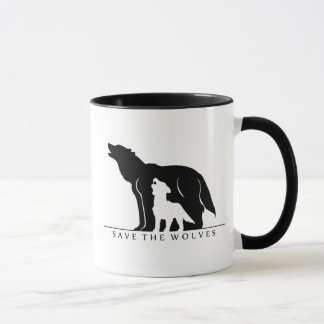 Save the Wolves (white ver.) Mug