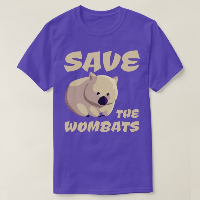 Save The Wombats T-Shirt (Design Front)