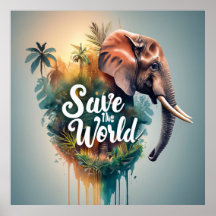 Save the world, endangered animal species