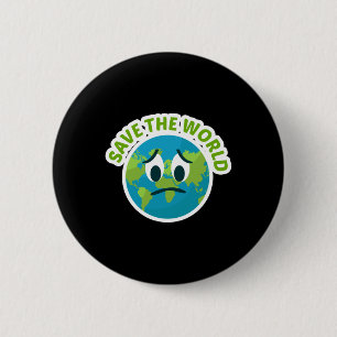Save The World For Environmental Protection Fans L Button