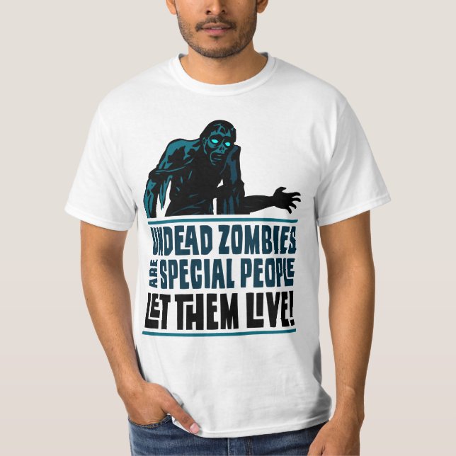 Save the Zombies (in color) T-Shirt (Front)