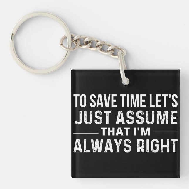 save time keychain (Front)