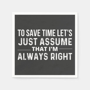 save time napkins