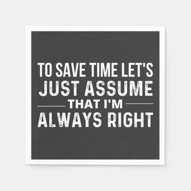save time napkins (Front)
