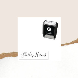 Save Time Signature Self-inking Stamp