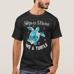 Save Turtles Sea Retro Graphic Plus Size Vintage F T-Shirt