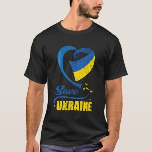 Save Ukraine I Stand With Ukraine Support Ukraine  T_Shirt
