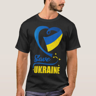 Save Ukraine I Stand With Ukraine Support Ukraine T-Shirt