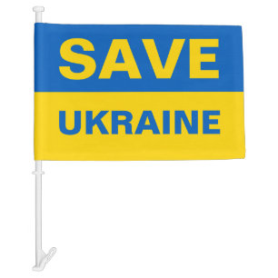Save Ukraine Ukrainian Flag