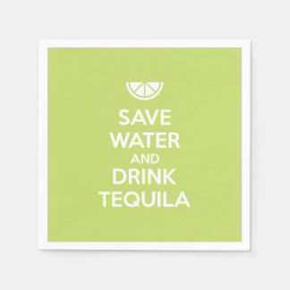 Save Water and Drink Tequila Paper Napkins