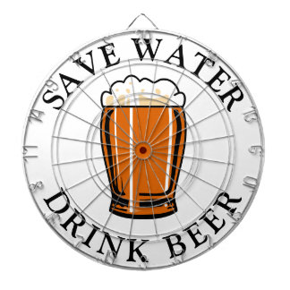 Save Water Drink Beer Dart Board